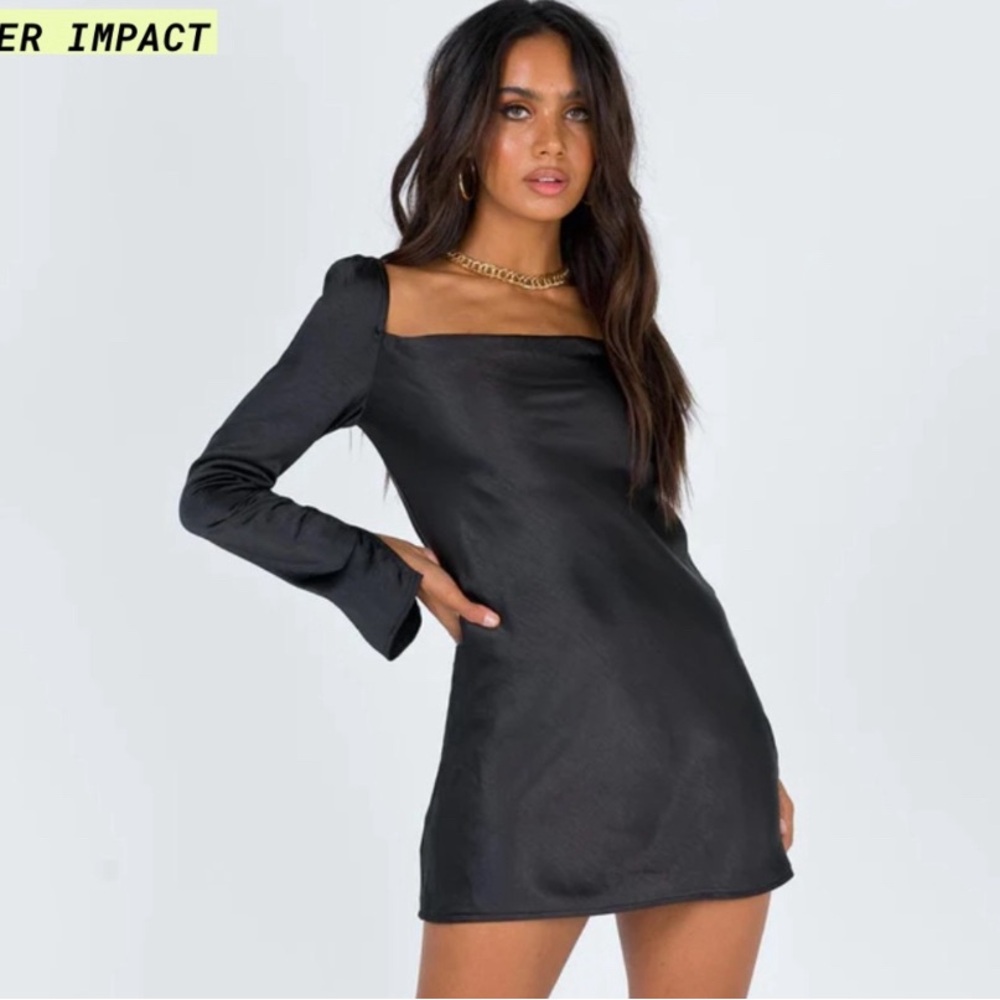 Star power black satin Size 0